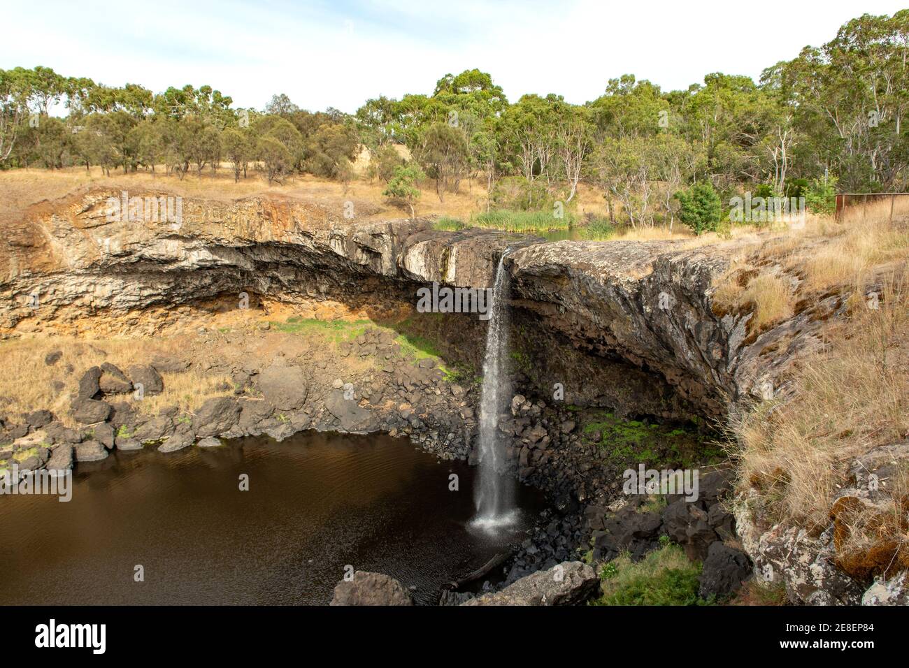 Wannon Falls, Wannon in der Nähe von Hamilton, Victoria, Australien Stockfoto