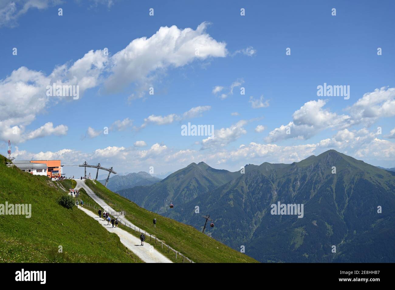 Seilbahn auf den Stubnerkogel Bad Gastein Österreich Stockfoto