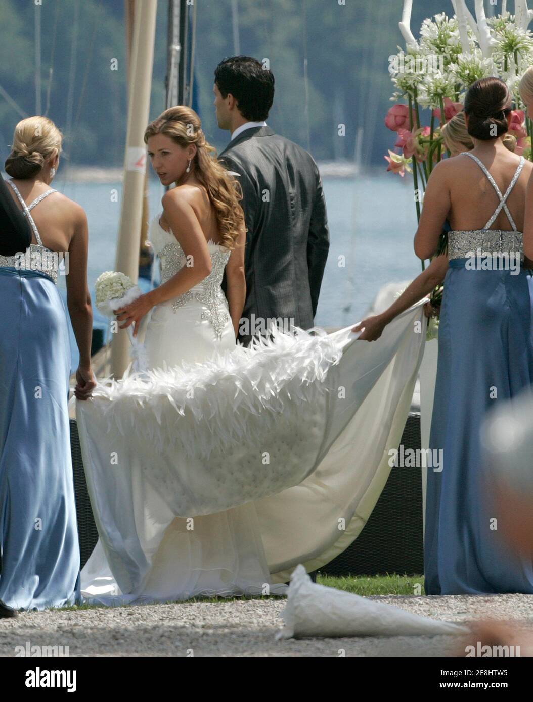 Michael Ballack Wife Simone Ballack Stockfotos Und Bilder Kaufen Alamy