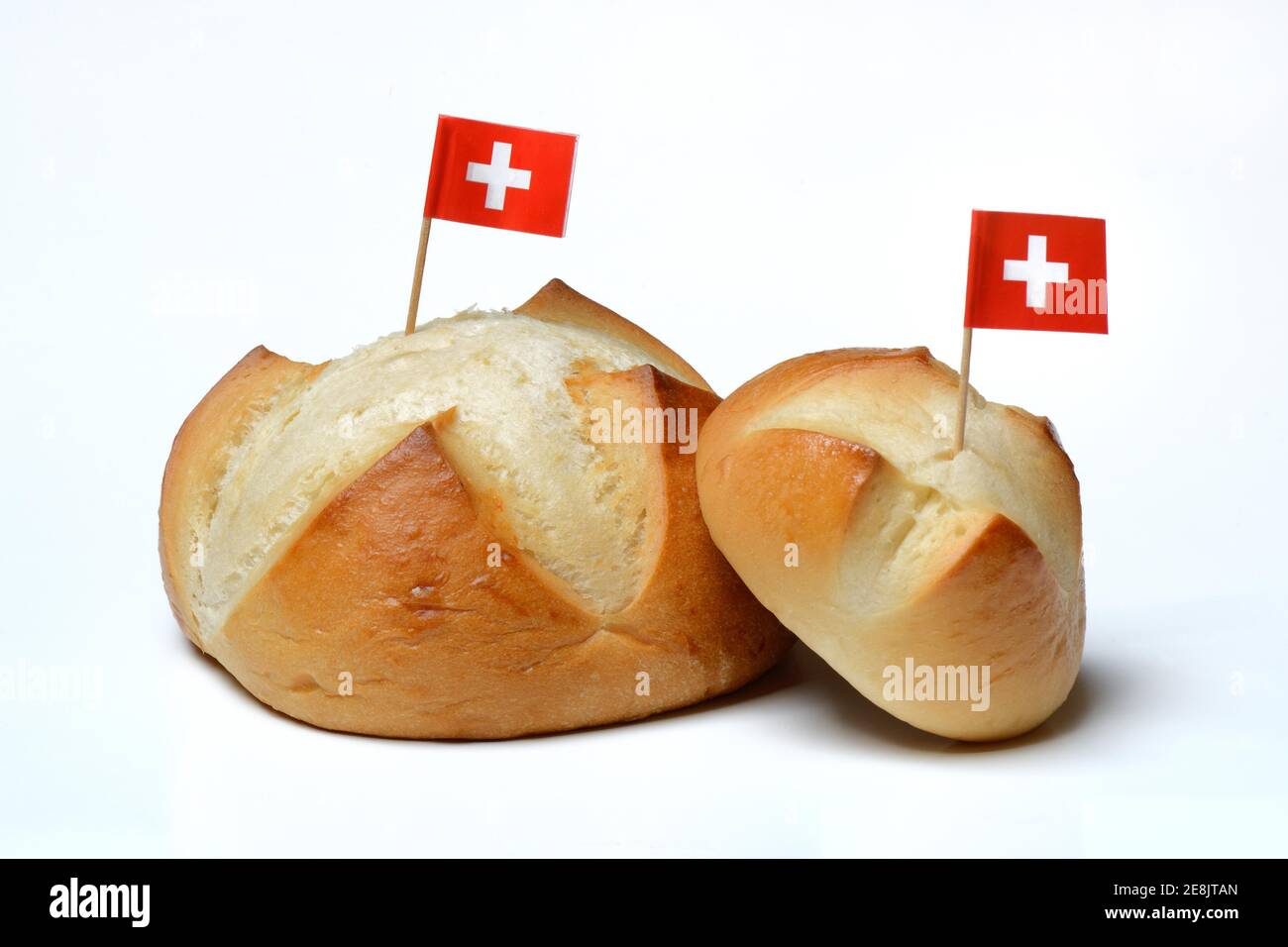 1. August-Weggen, Brioche, Nationalfeiertag, Bundesfeiertag, Schweiz Stockfoto