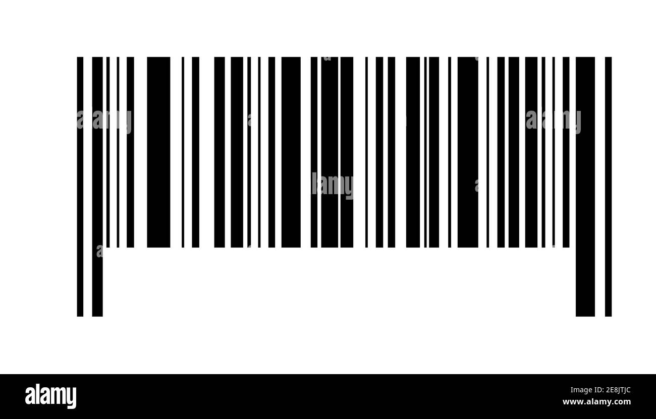 Barcode-Vektor-Symbol. Barcode für Web, App ui Design. Isolierte Abbildung . Stock Vektor