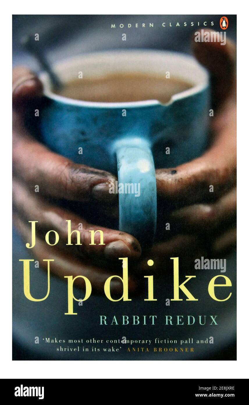 Buchcover 'Rabbit Redux' von John Updike. Stockfoto