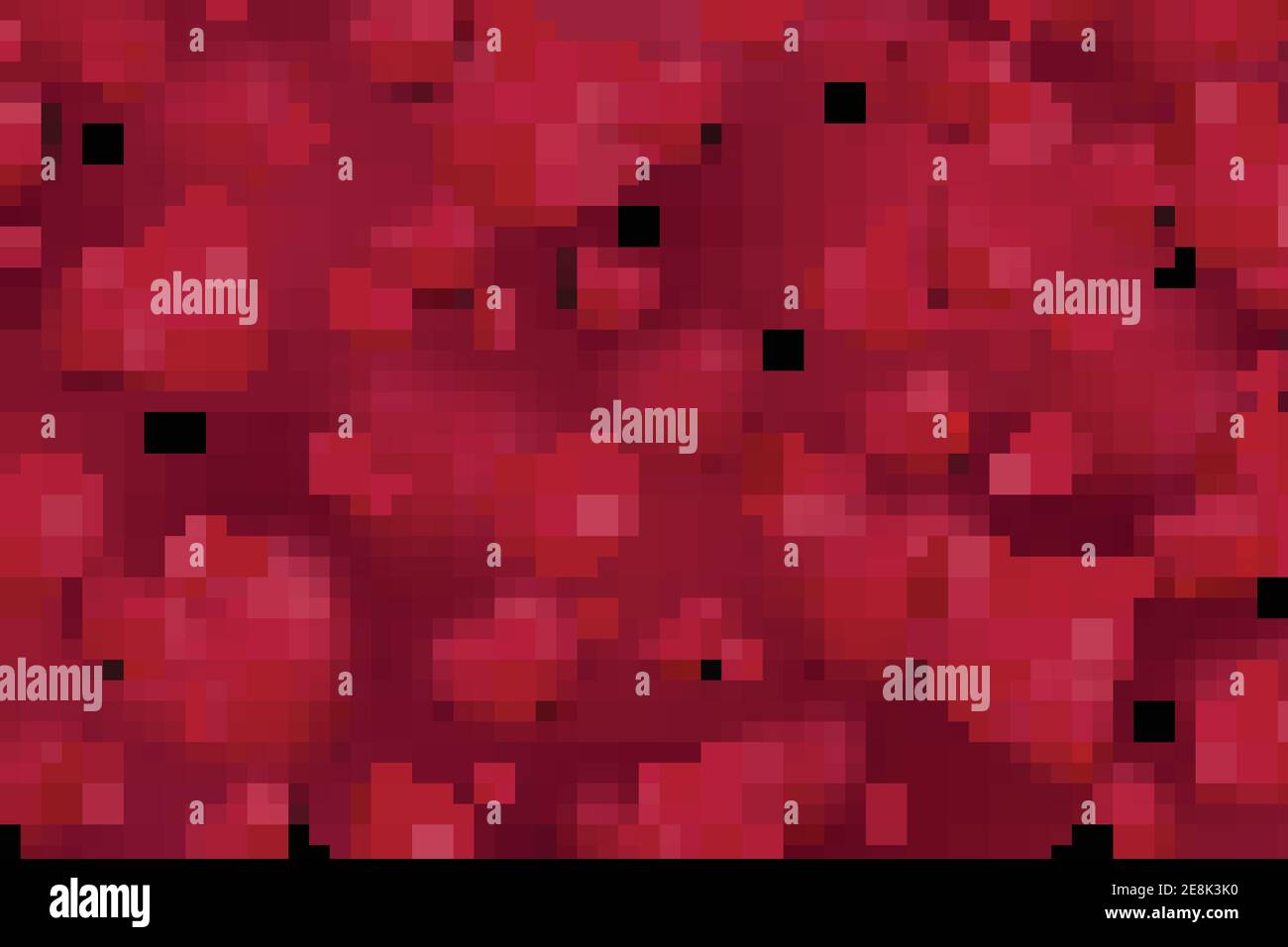 Abstraktes Valentinstag-Design von nahtlosen 3d roten Herzen dekorative Vorlage. Überlappung mit Distanzstil des Musterhintergrunds. Stock Vektor