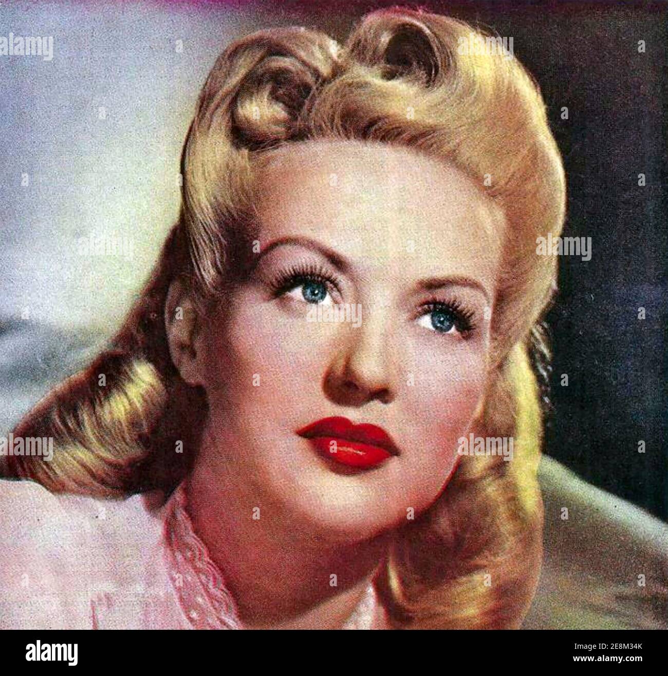 BETTY GRABLE(1916-1973) amerikanische Filmschauspielerin, Sängerin und Pin-up-Mädchen um 1942 Stockfoto