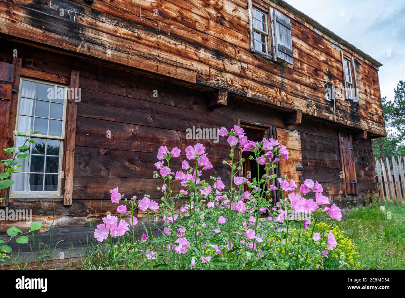 Das Fort an der Nummer 4 in Charlestown, New Hampshire Stockfoto