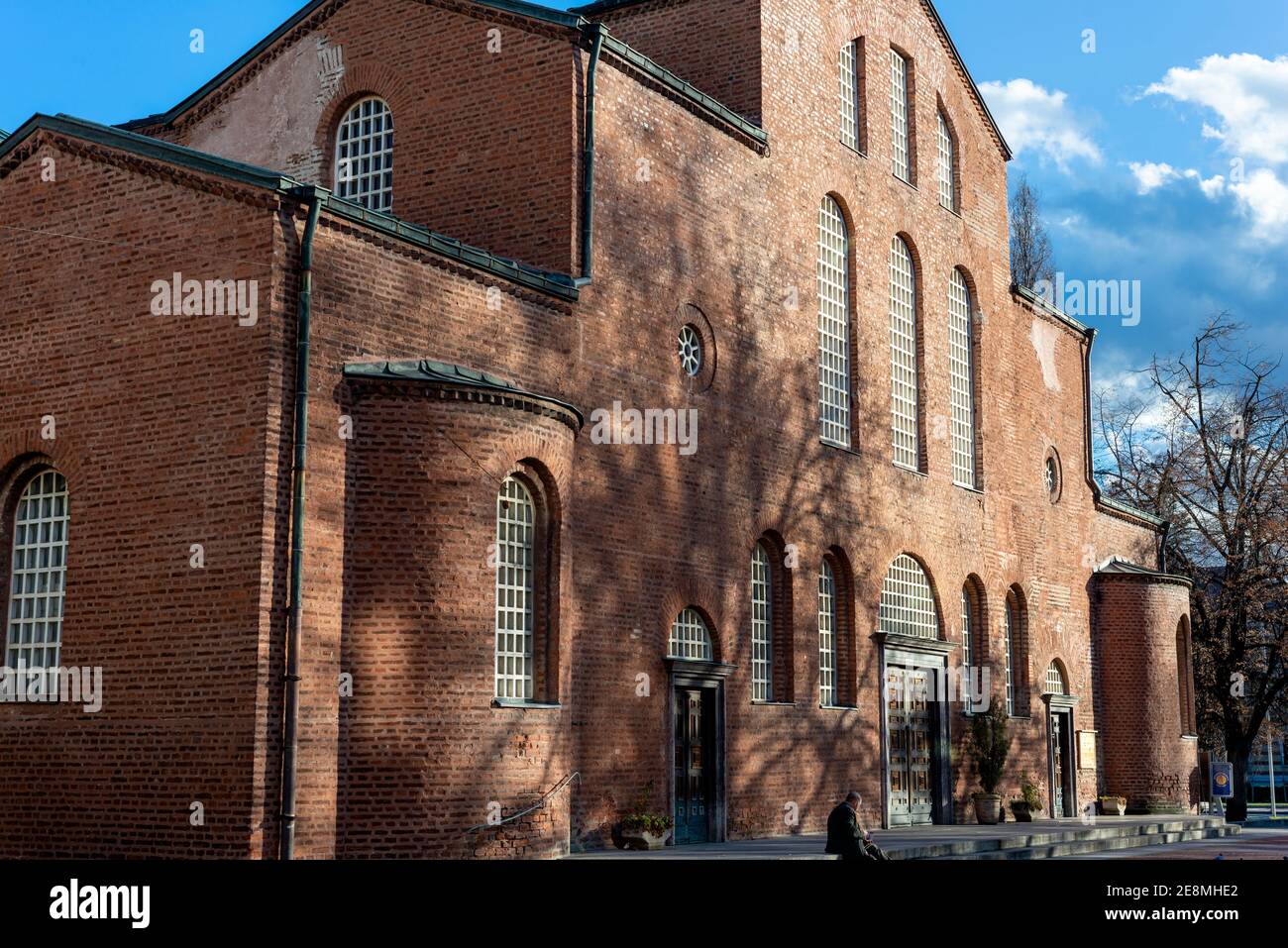 Sofia Bulgarien die St. Sophia oder St. Sofia Ost-orthodoxe Kirche und Basilika aus dem 4. Jahrhundert als frühchristliches Architekturstil Beispiel in Europa. Stockfoto