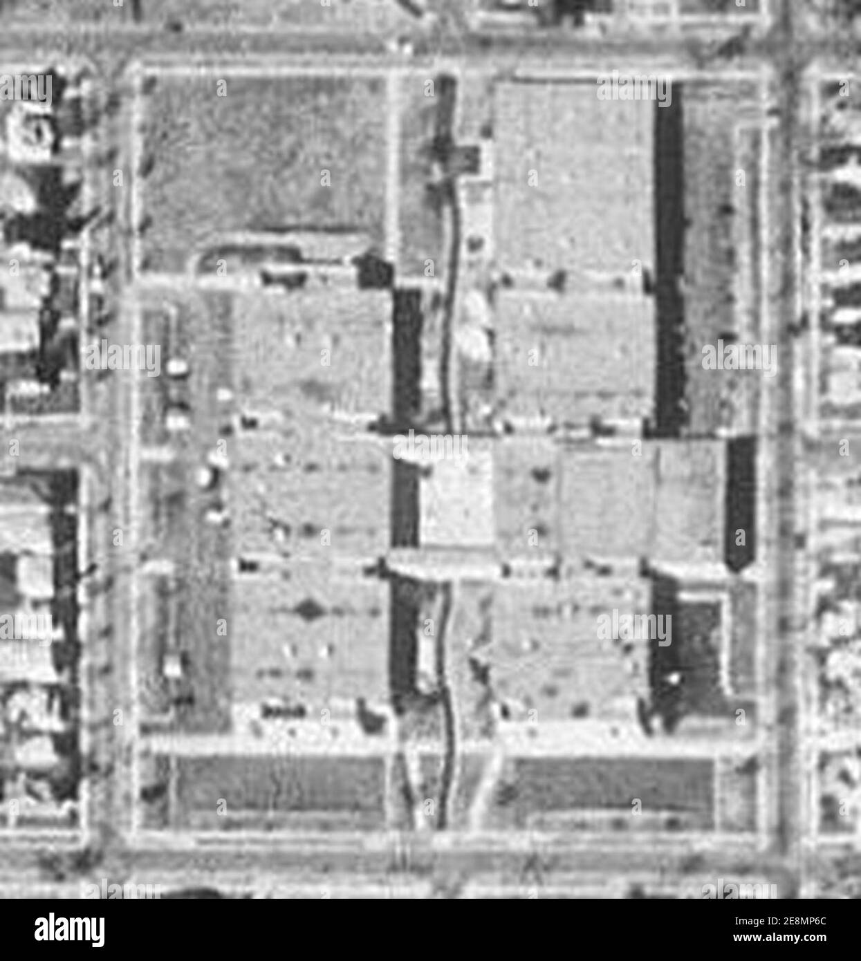 Minneapolis North High School Overhead 1991. Stockfoto