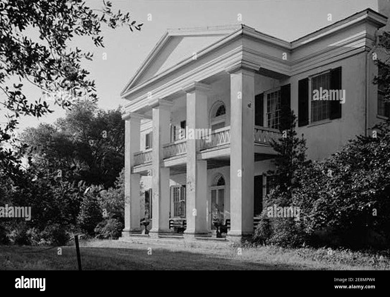 Monmouth House, East Franklin Street & Melrose Avenue, Natchez (Adams County, Mississippi). Stockfoto