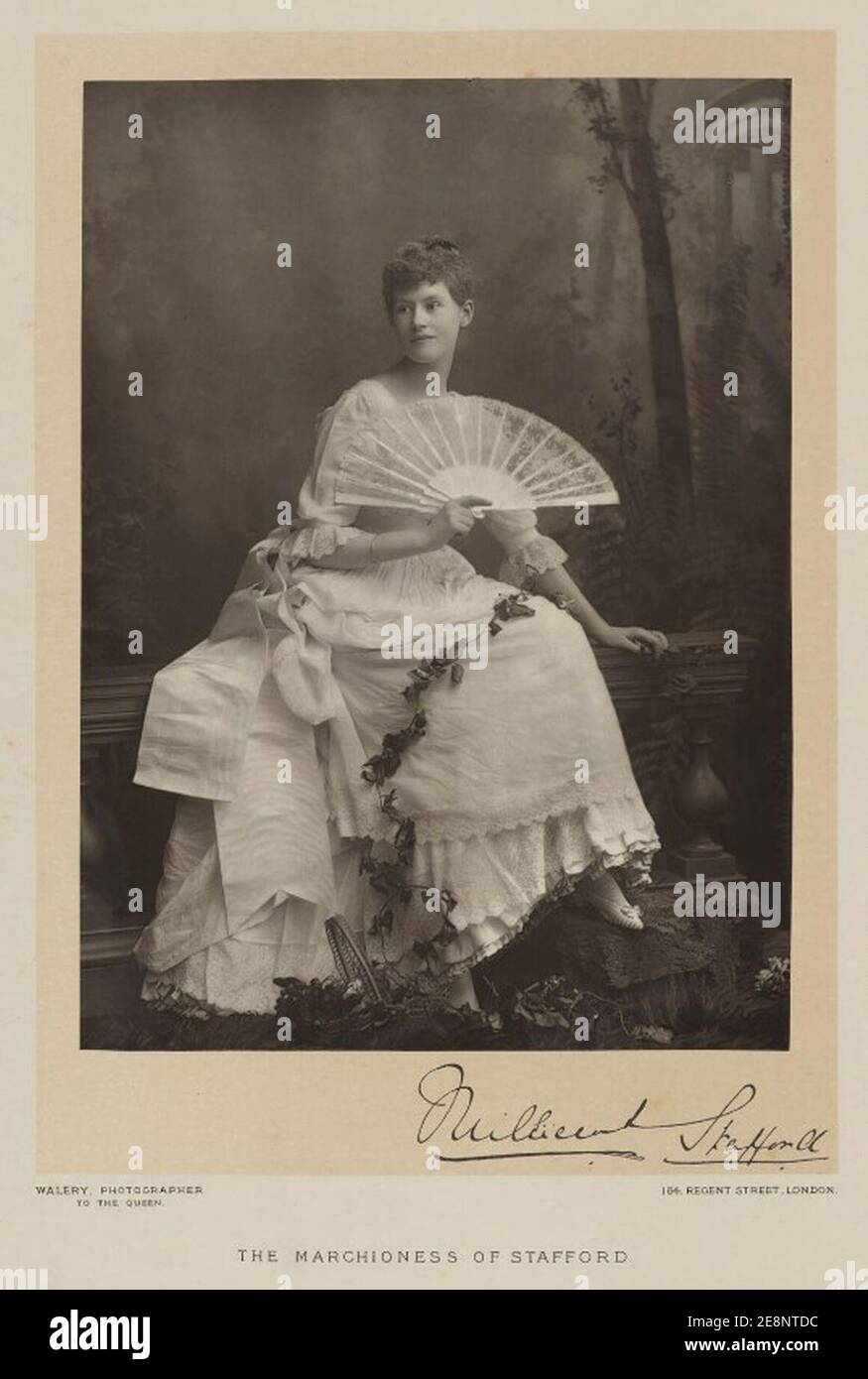 Millicent-Fanny-Sutherland-Leveson-Gower-ne-St-Clair-Erskine-Herzogin-von-Sutherland. Stockfoto