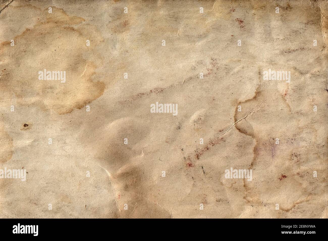 Vintage alten Papier Hintergrund. Alte Papierstruktur. Stockfoto