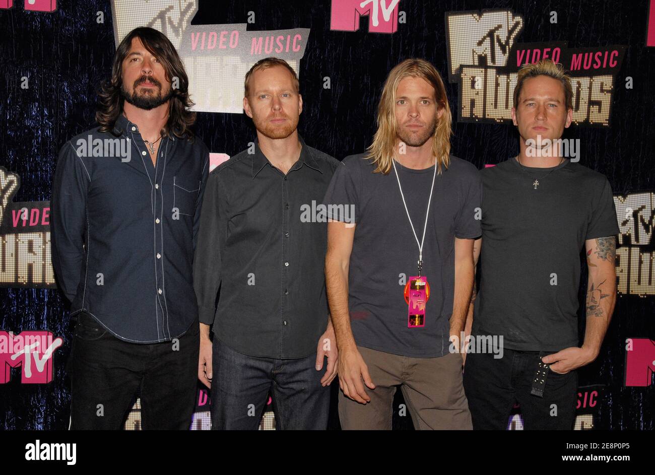 Foo Fighters nimmt an den MTV Video Music Awards 2007 Teil, die am 9. September 2007 im Palms Casino Resort in Las Vegas, NV, USA, verliehen werden. Foto von Lionel Hahn/ABACAPRESS.COM Stockfoto