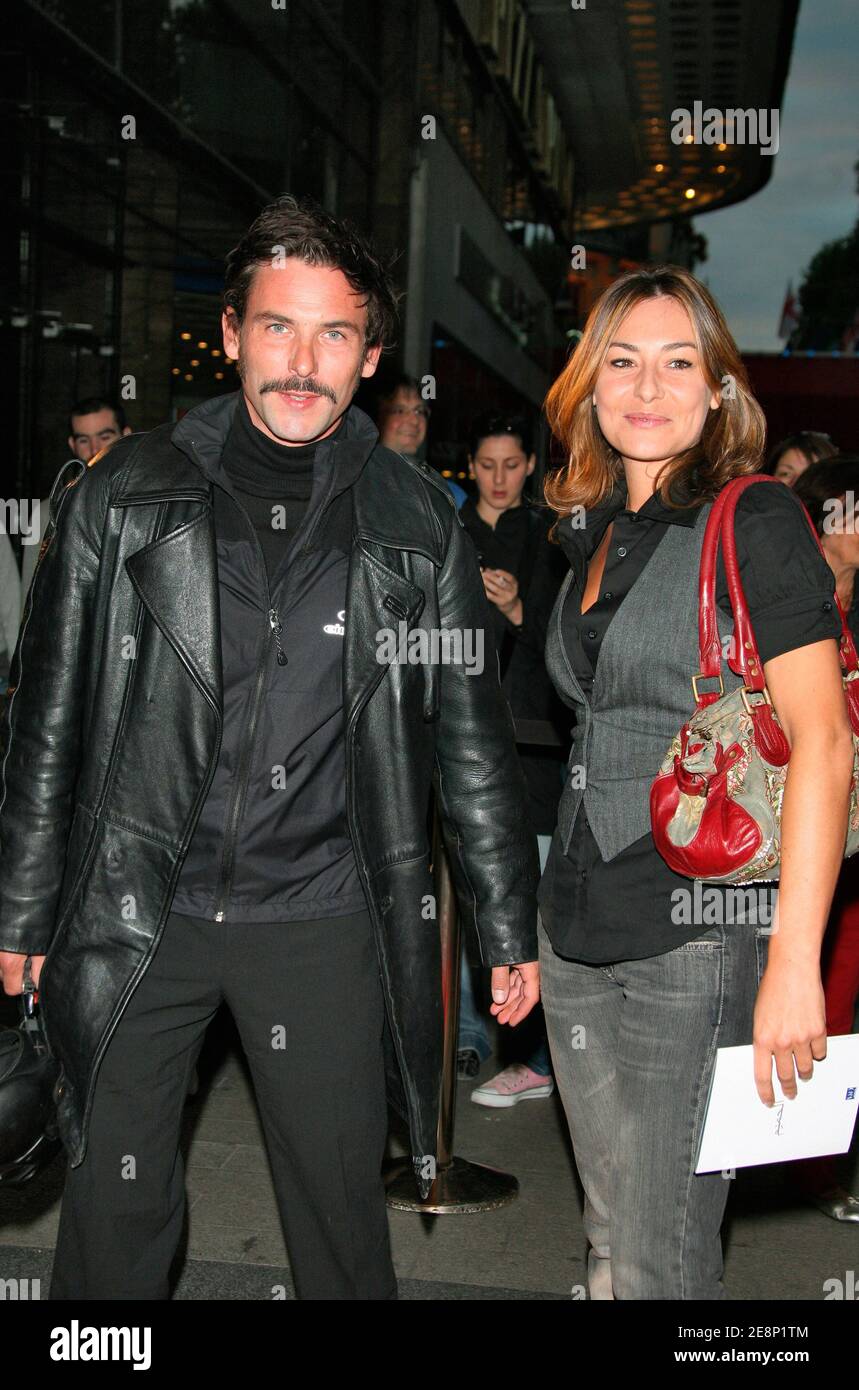 Die Schauspieler Sagamore Stevenin und Shirley Bousquet nehmen am 11. September 2007 an der Vorführung von 'L'Ennemi Intime' im Gaumont Marignan in Paris, Frankreich, Teil. Foto von Denis Guignebourg/ABACAPRESS.COM Stockfoto