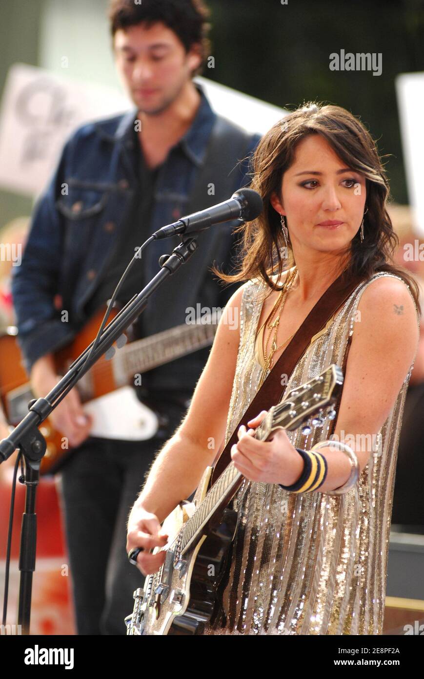 Der Musiker KT Tunstall tritt am Freitag, den 13. Juli 2007 in New York