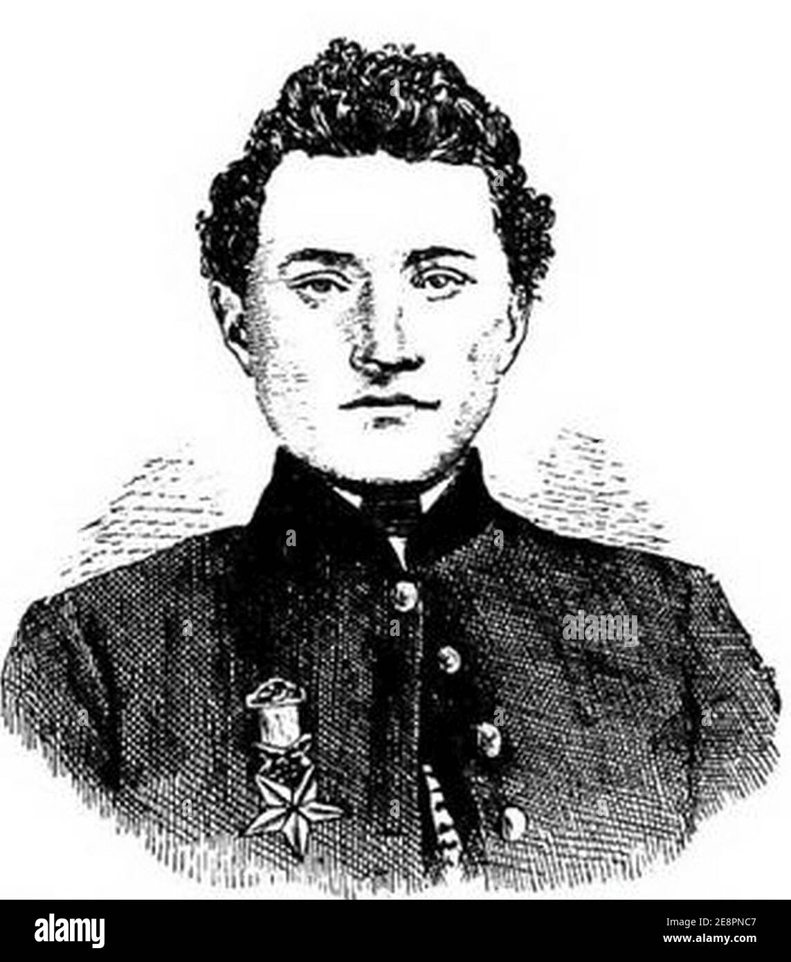 Corp. Patrick H. Monaghan, 48th Pennsylvania Infantry und U.S. Medal of Honor Winner, 1864. Stockfoto