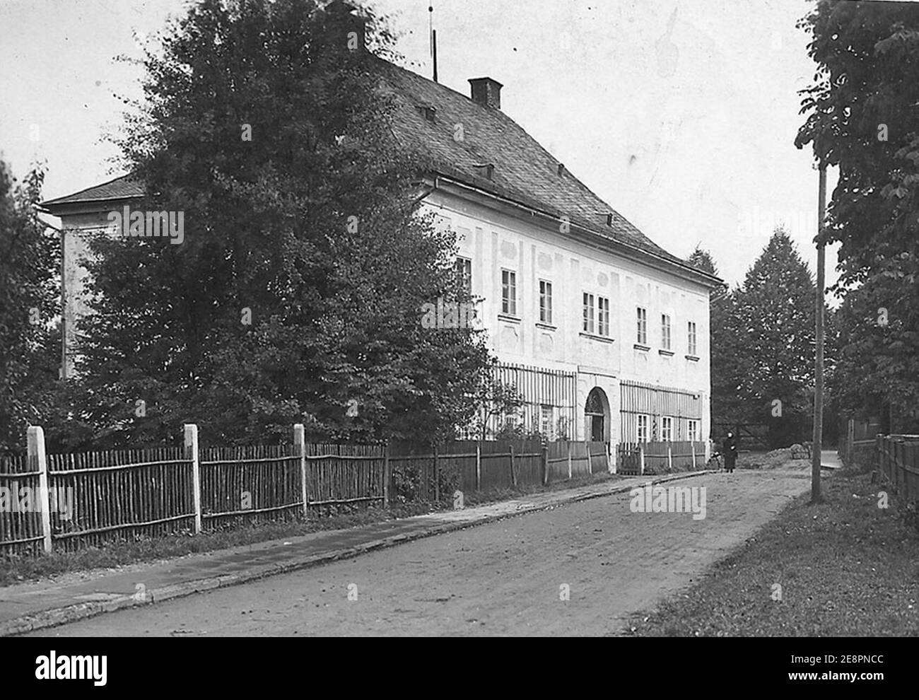 Międzylesie, ul. Powstańców Śląskich 11. Stockfoto