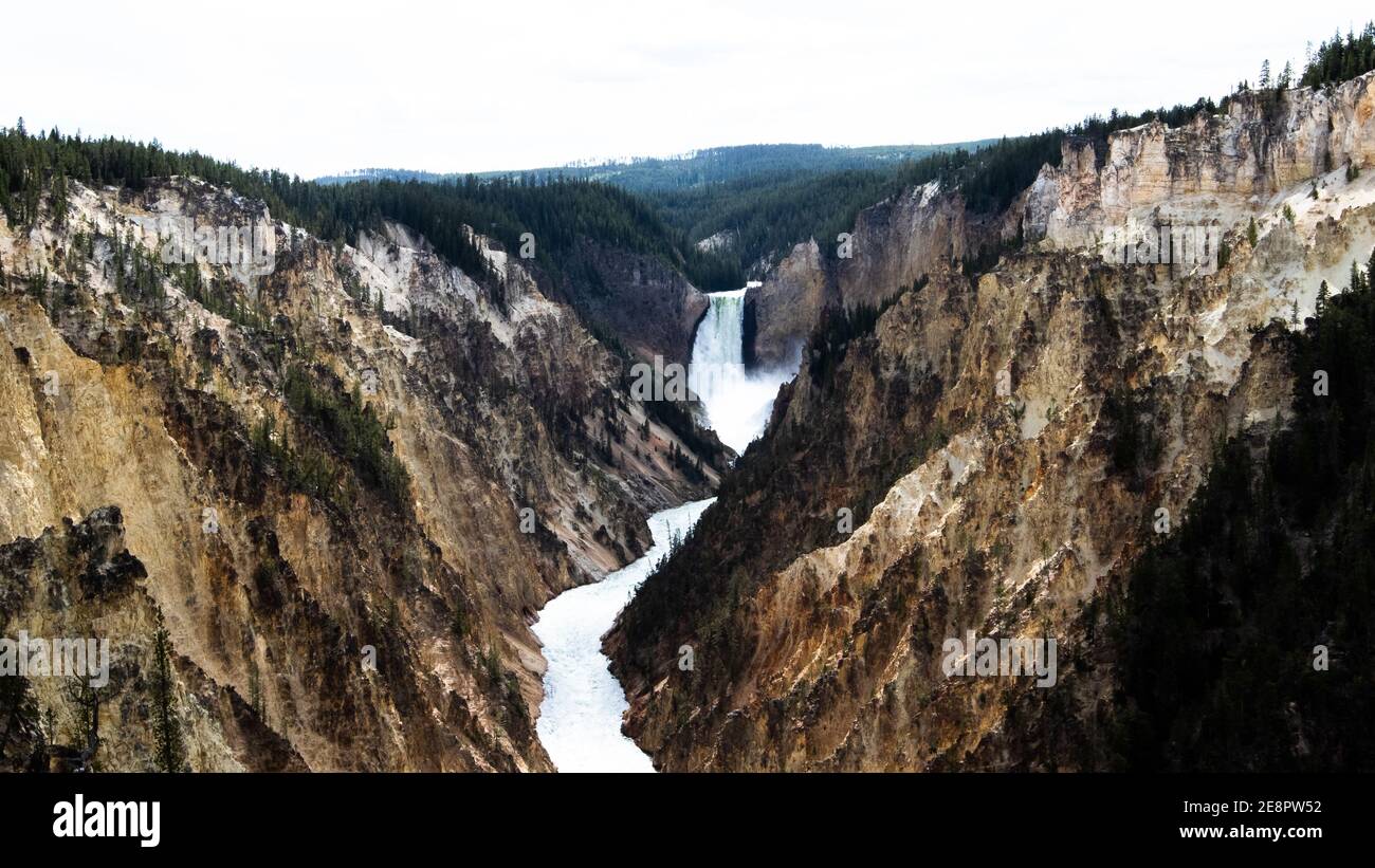 Yellowstone Nationalpark Landschaft Stockfoto