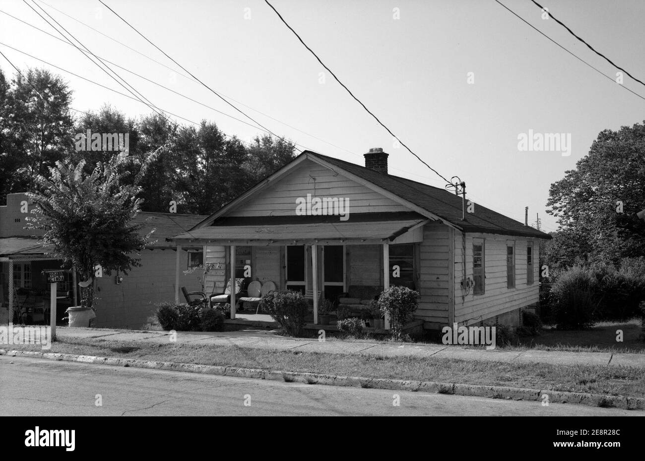 Mühlenarbeiterhaus in 904 East Depot Street, LaGrange, Troup County, GA. Stockfoto