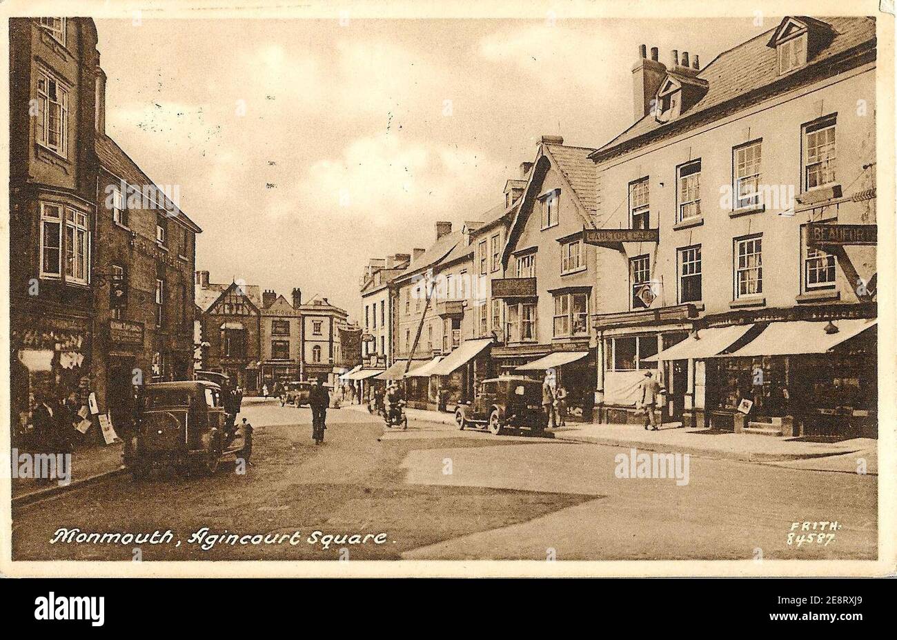 Monmouth Agincourt Square -1941. Stockfoto