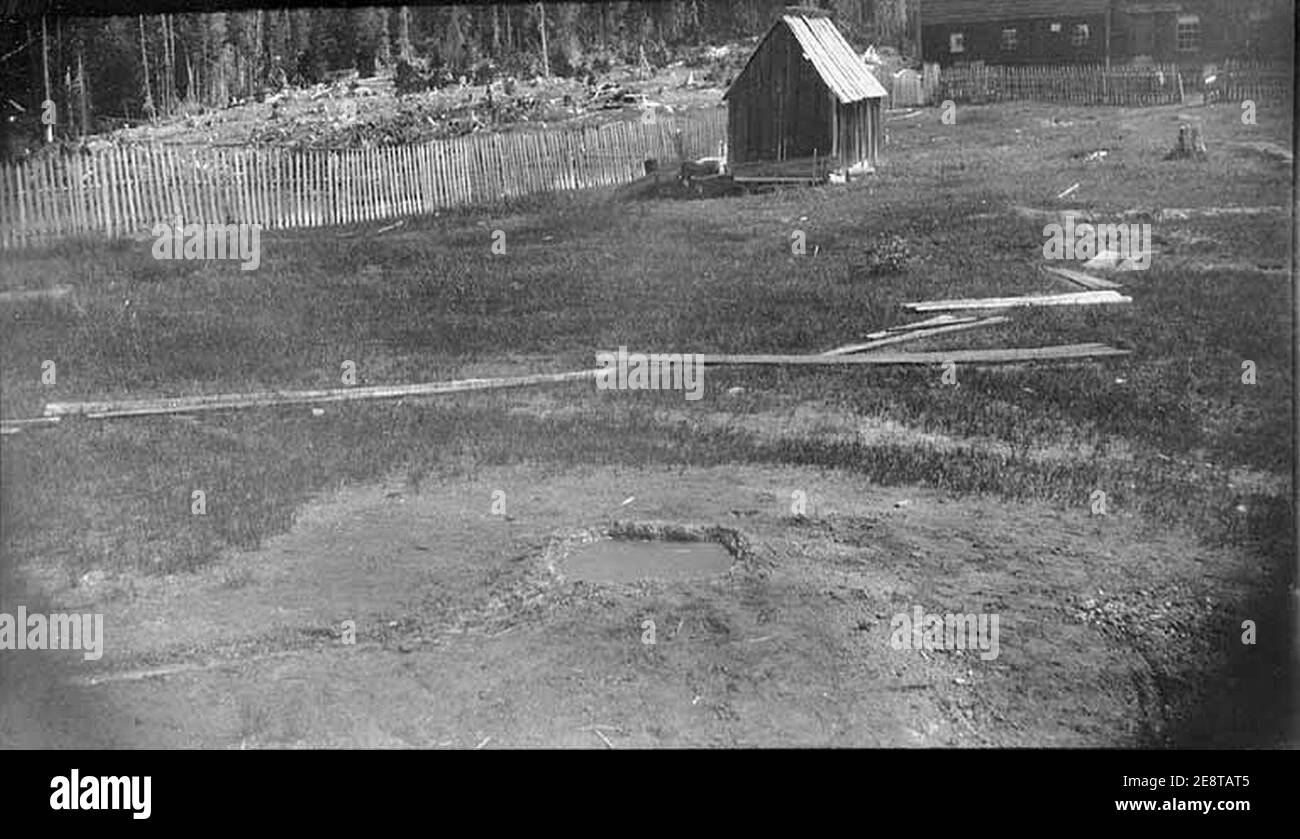 Mineralquelle in Longmire Springs, 28. Juli 1897 (WAITE 160). Stockfoto