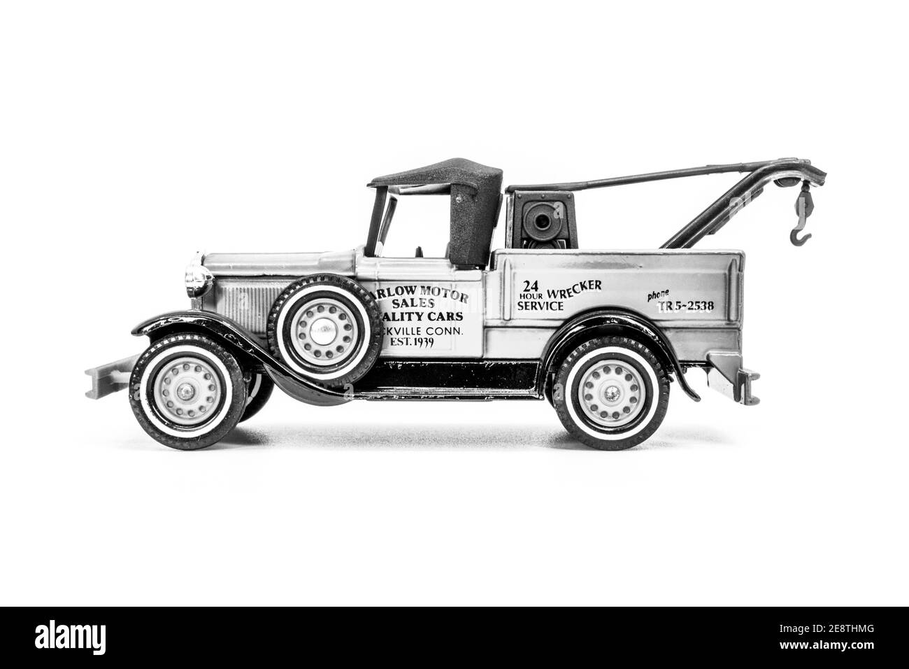 Matchbox Modelle von Gestern Y-7 Ford Modell A Wreck Truck 1930, Seitenansicht Stockfoto