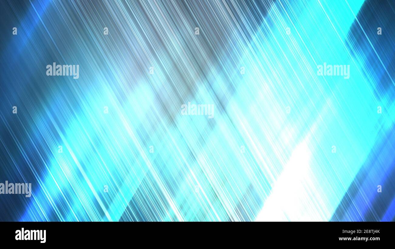 Abstract Bright Blue Parallel Lines Hintergrundkonzept Stockfoto
