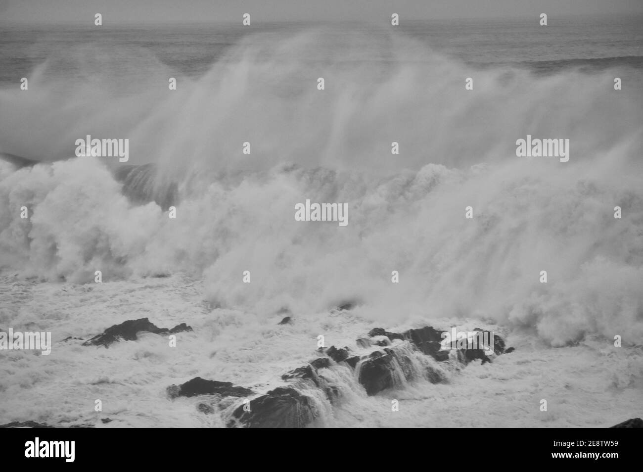 Cribbar Wave, Newquay 2021 Stockfoto