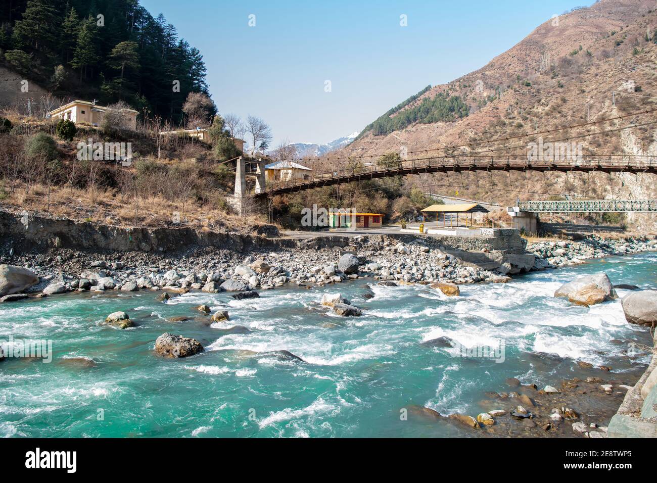 Wunderschönes Paras Tal Kaghan Naran Swat Tal Khyber Pakhtunkhwa Pakistan Stockfoto