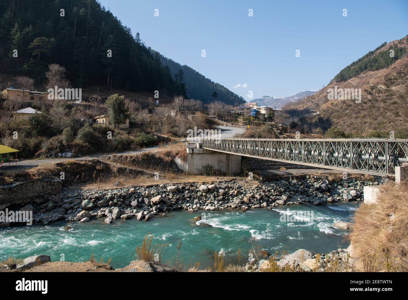 Wunderschönes Paras Tal Kaghan Naran Swat Tal Khyber Pakhtunkhwa Pakistan Stockfoto