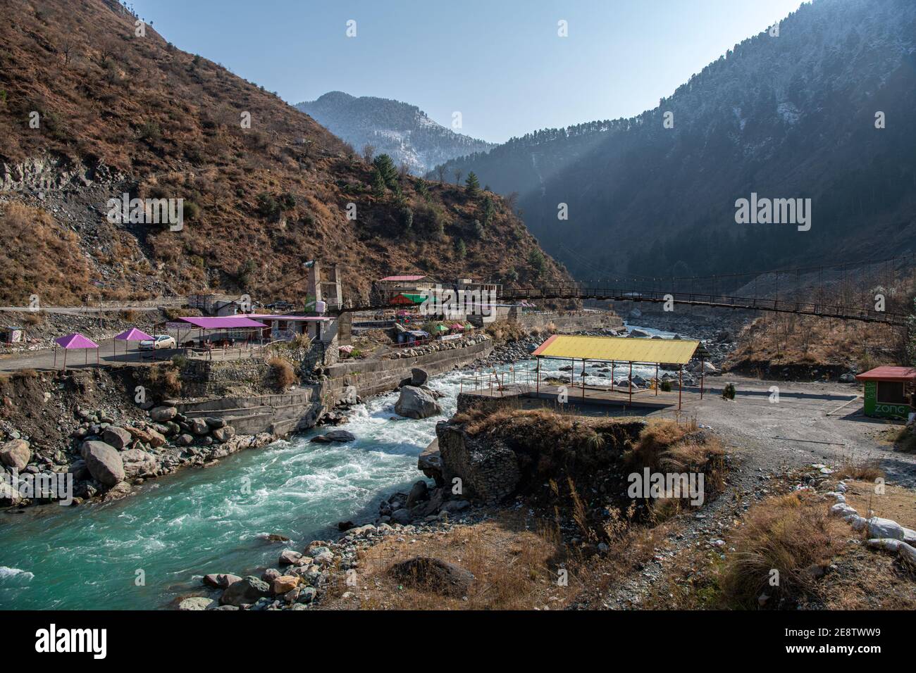 Wunderschönes Paras Tal Kaghan Naran Swat Tal Khyber Pakhtunkhwa Pakistan Stockfoto