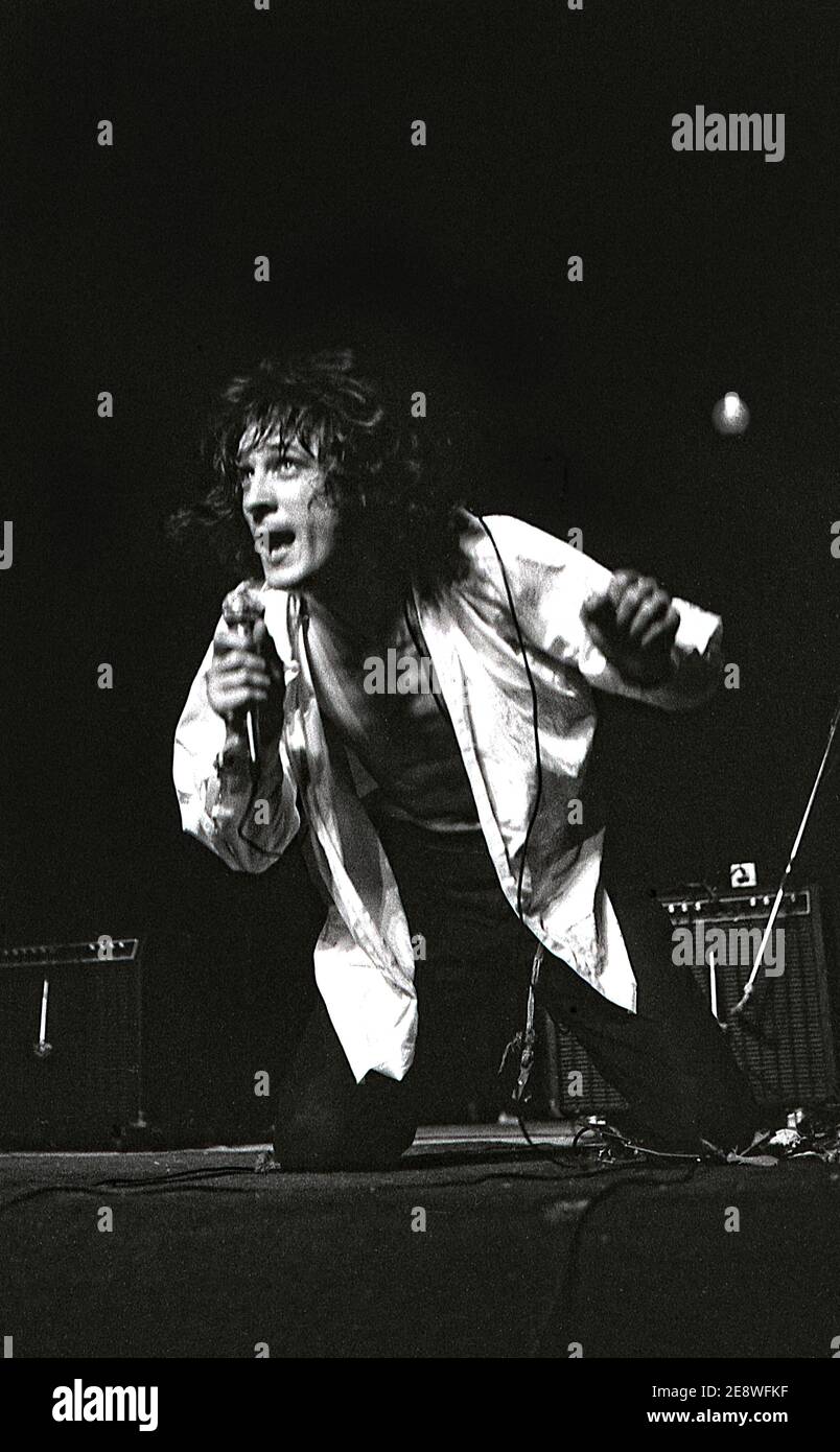 Das britische Folk Rock Duo John Otway und Wild Willy Barrett Live in London 1978 Stockfoto