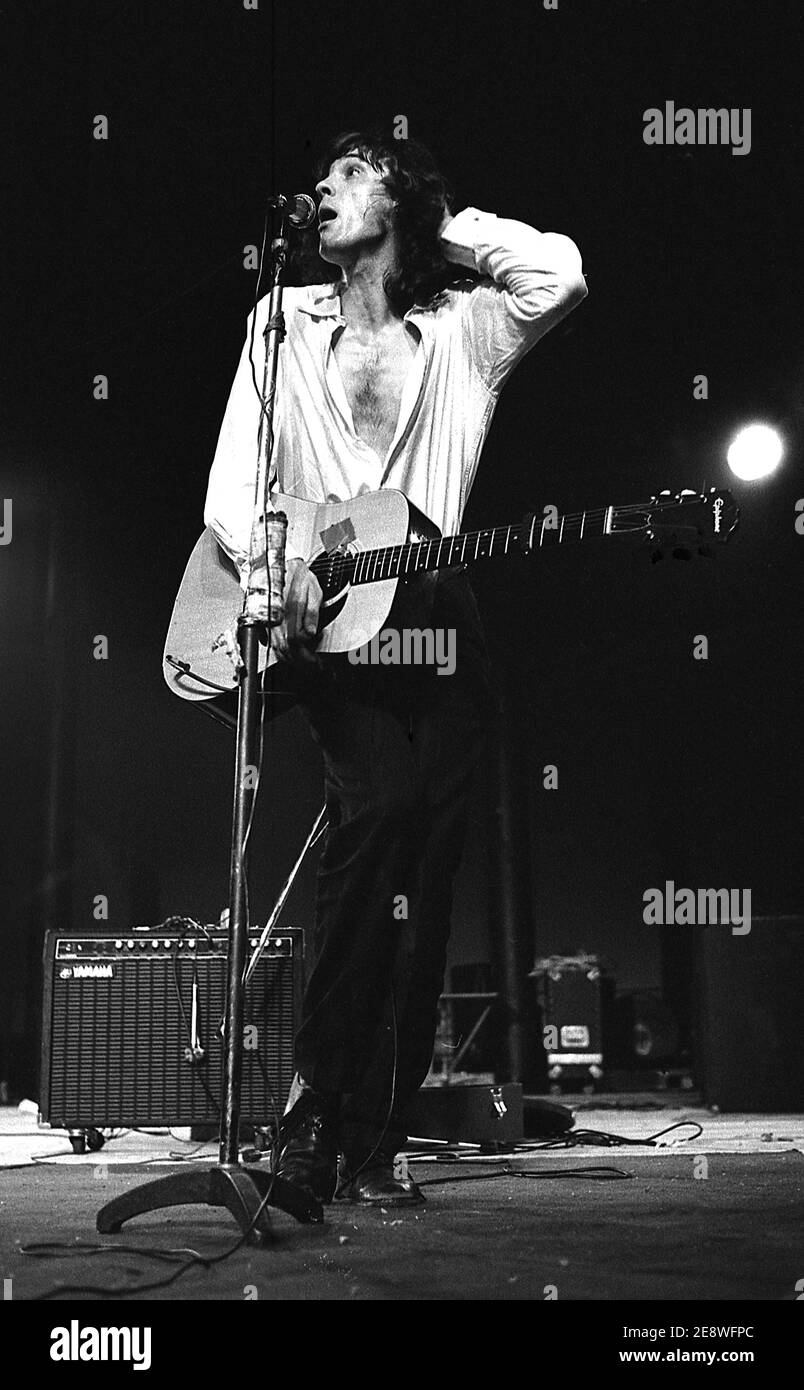Das britische Folk Rock Duo John Otway und Wild Willy Barrett Live in London 1978 Stockfoto