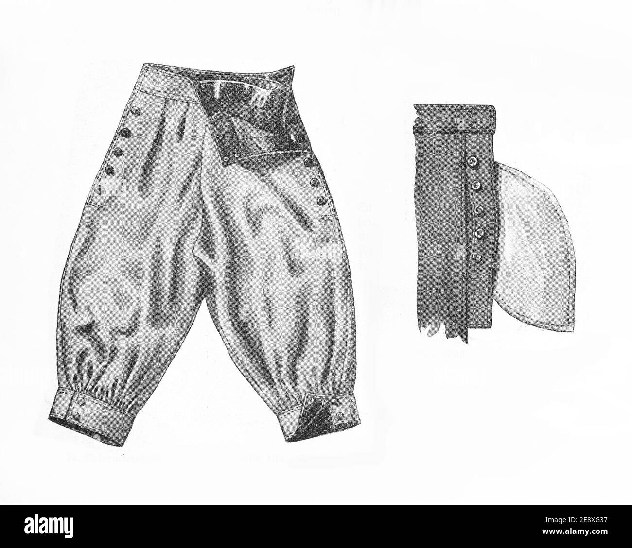 Ladies Fashion 1908, Reform Kleidung: Sport Knickerbocker mit Tasche Detail, rational Dressing bequemer und geeignet für einen modernen Lebensstil mit einer glatteren Silhouette Stockfoto