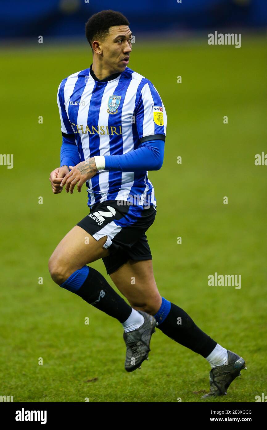 Liam Palmer am Mittwoch von Sheffield während des Sky Bet Championship-Spiels in Hillsborough, Sheffield. Bilddatum: Samstag, 30. Januar 2021. Stockfoto