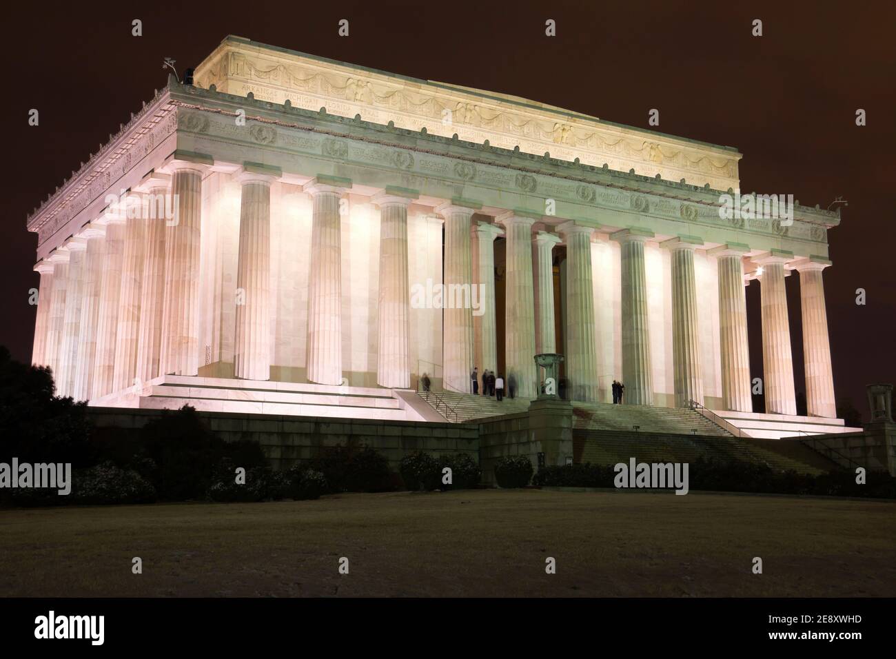 Abraham Lincoln Memorial in Washington DC USA Stockfoto