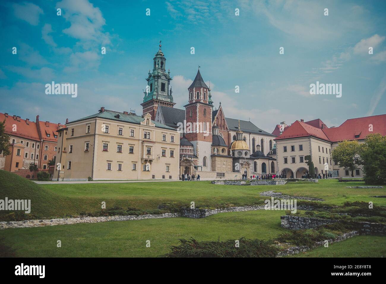 Königliche Erzkathedrale Basilika St. Stanislaus und Wenzel auf Wawel HIL Stockfoto