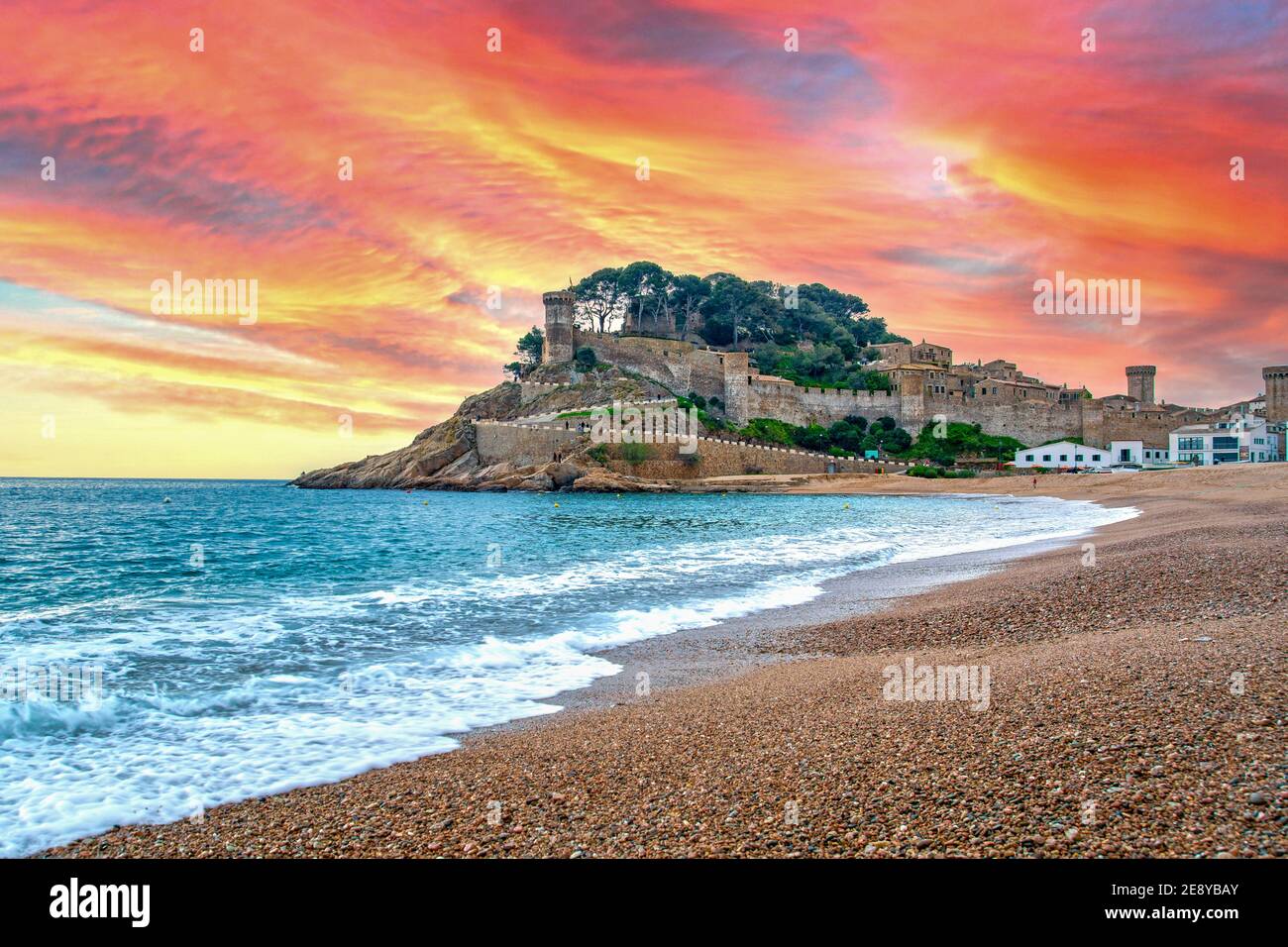 Lais 1000-Teile-Puzzle – Seelandschaft Badia Bucht, Tossa De Mar, Girona, Spanien, Mit Burg, Strand & Klarem Wasser