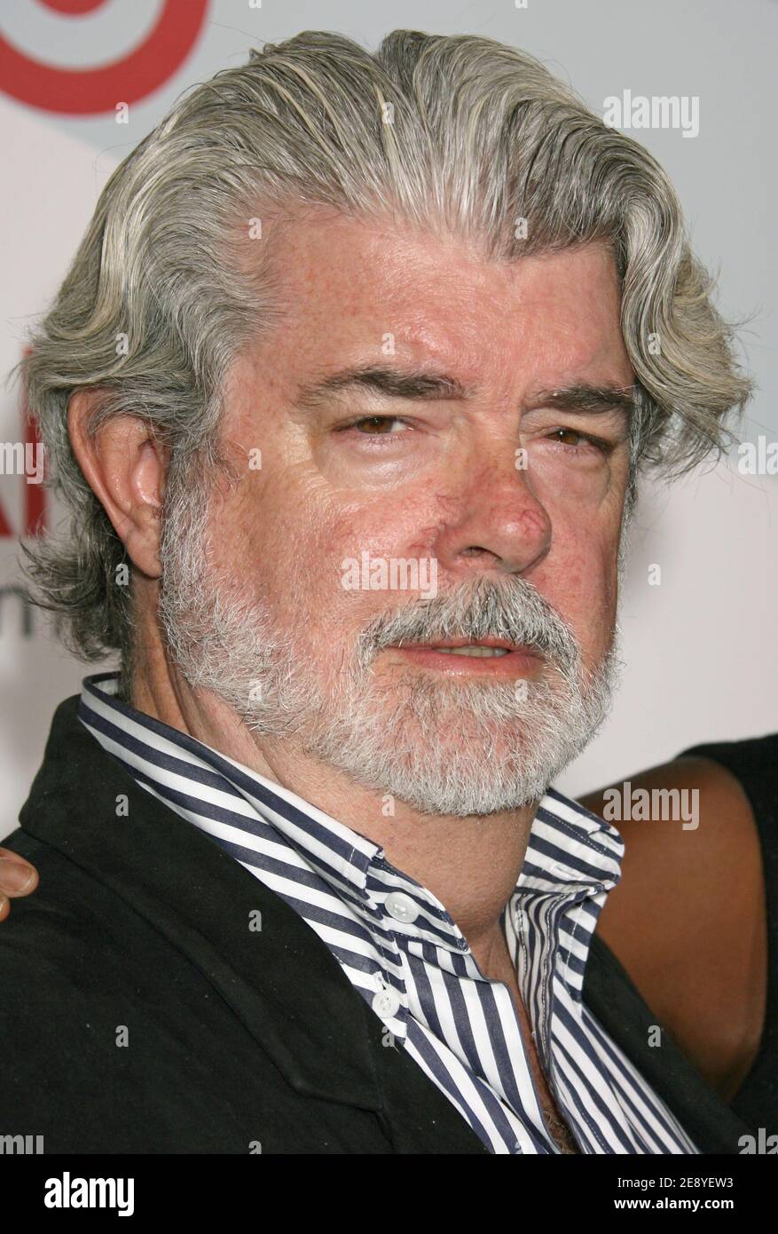 George Lucas kommt zum 40. Jubiläum des American Film Institute (AFI), das am 3. Oktober 2007 im Arclight Theater in Los Angeles, CA, USA, gefeiert wird. Foto von Baxter/ABACAPRESS.COM Stockfoto