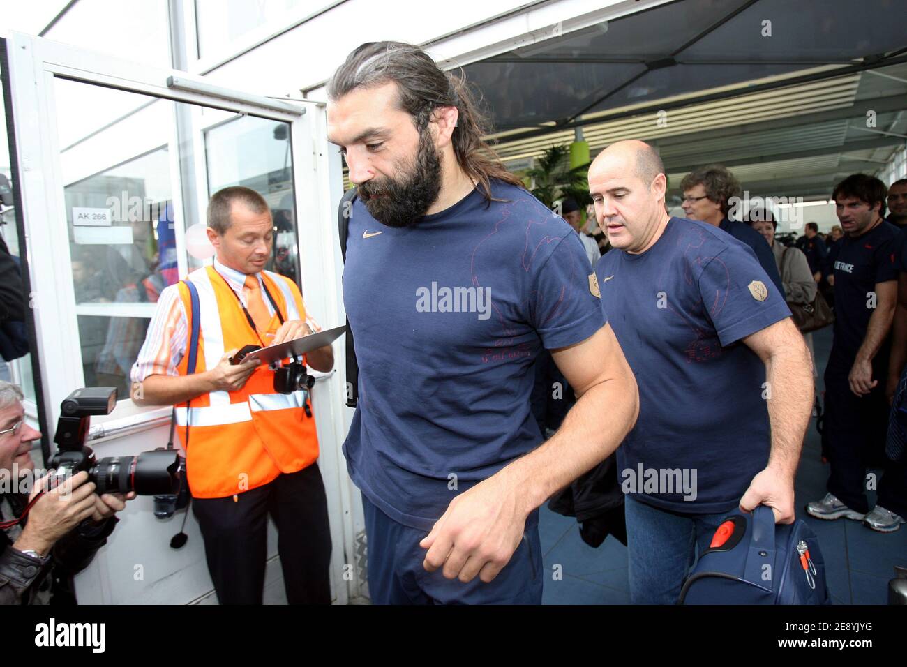 French Rugby Player Sebastien Chabal Stockfotos Und Bilder Kaufen Alamy