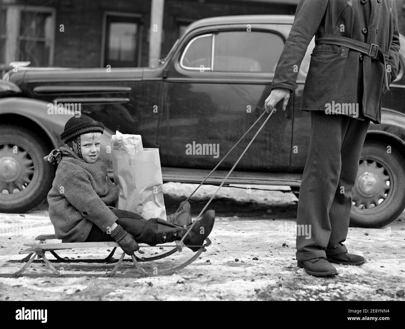Steelworker's Son, Aliquippa, Pennsylvania, USA, John Vachon, U.S. Farm Security Administration, Januar 1941 Stockfoto