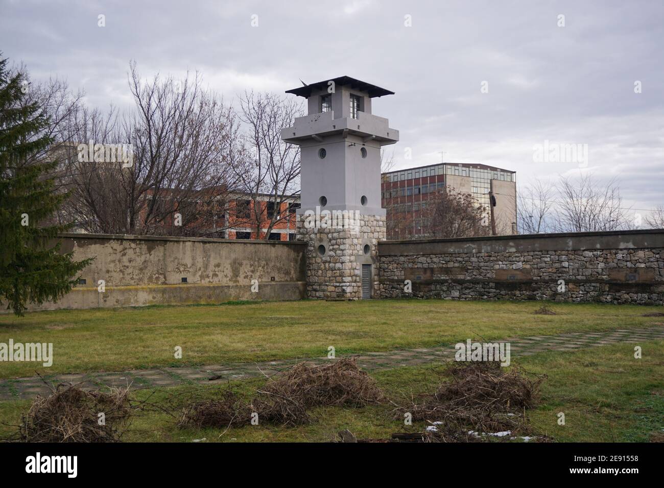 Konzentrationslager Crveni Krst in Nis, Serbien Stockfoto