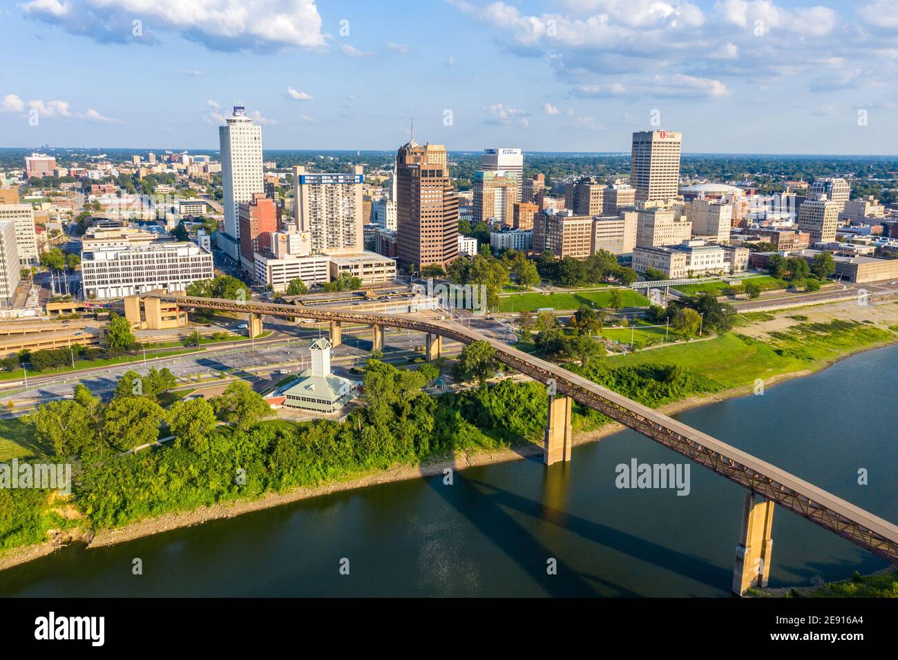 Downtown Memphis, Tennessee Stockfoto