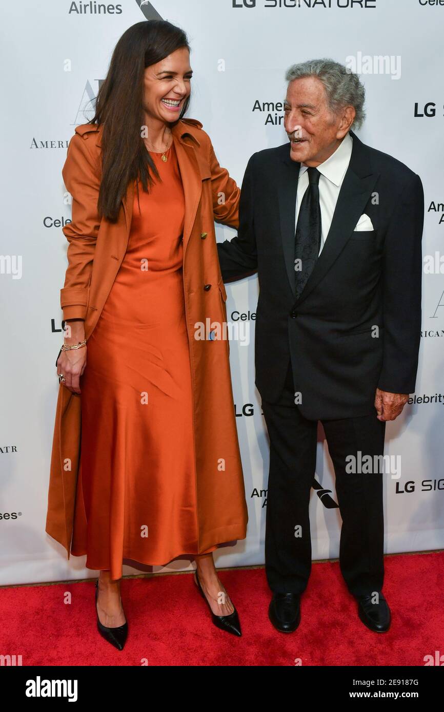 Katie Holmes und Tony Bennett besuchen LG Signature bei der American Ballet Theatre Fall Gala 2019 am 16. Oktober 2019 in New York City. Stockfoto