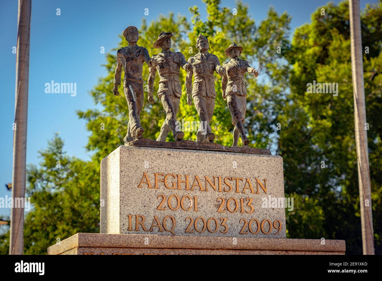 Forbes, NSW, Australien - Afghanistan und Irak Kriegsdenkmal Stockfoto