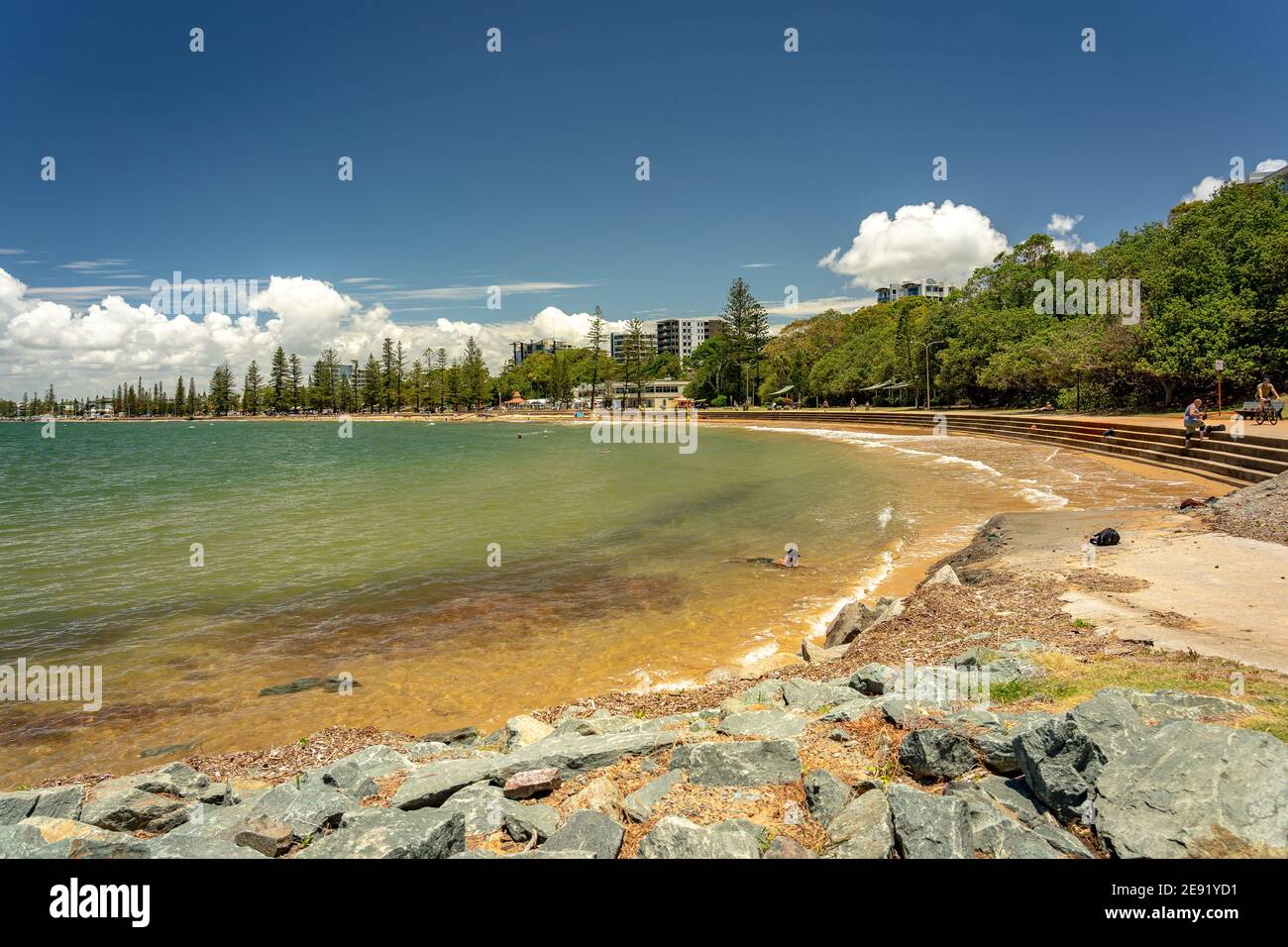 Brisbane, Australien - Suttons Beach in Redcliffe Stockfoto