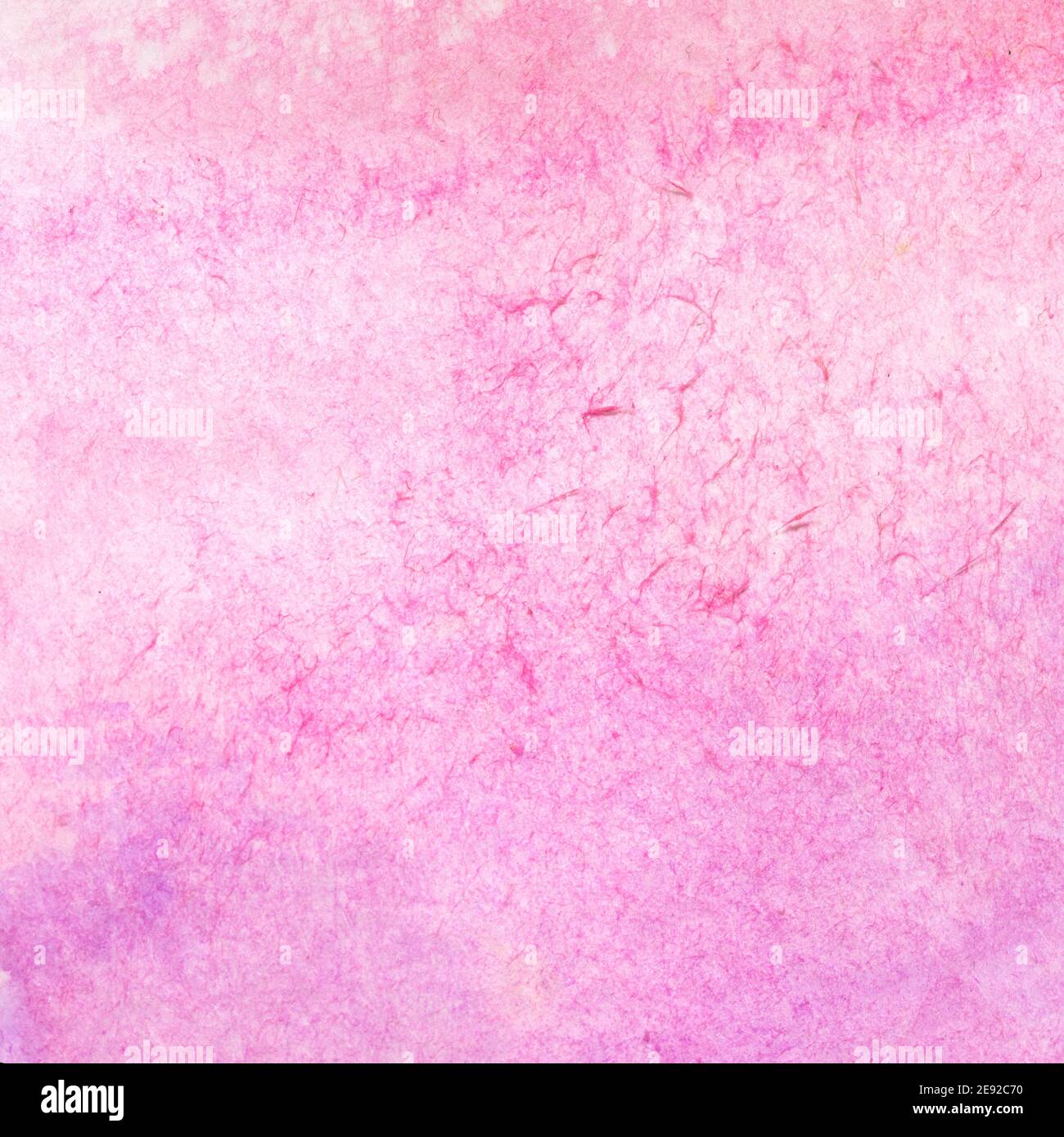Sauber Farbverlauf Aquarell rosa strukturierte Hintergrund gemalt. Stockfoto