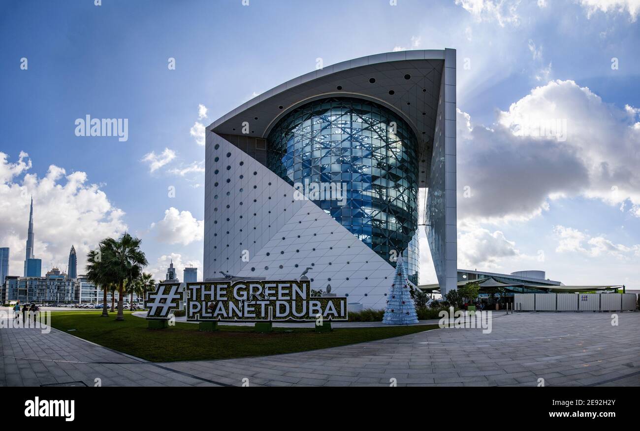 Die vereinigten Arabischen emirate dubai Planet Green (Green Planet) Stockfoto