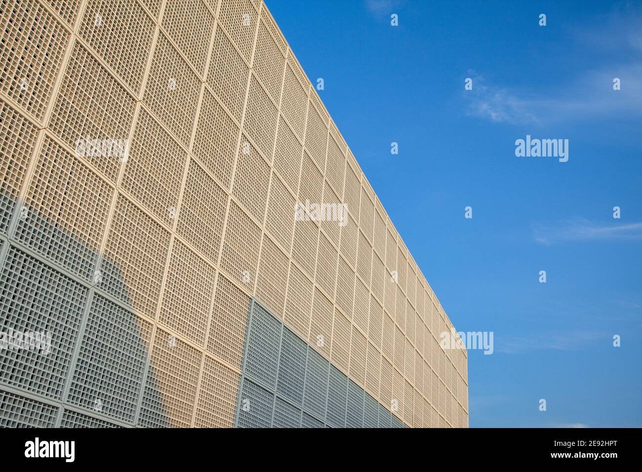 Die vereinigten Arabischen emirate ABU dhabi Wasser "Louvre" Gebäude Wände Stockfoto