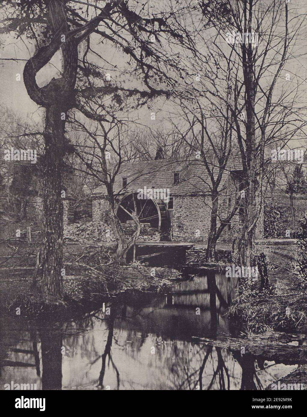 Roberts' Mill, Germantown, Pennsylvania. STODDARD 1895 alte antike Druck Stockfoto