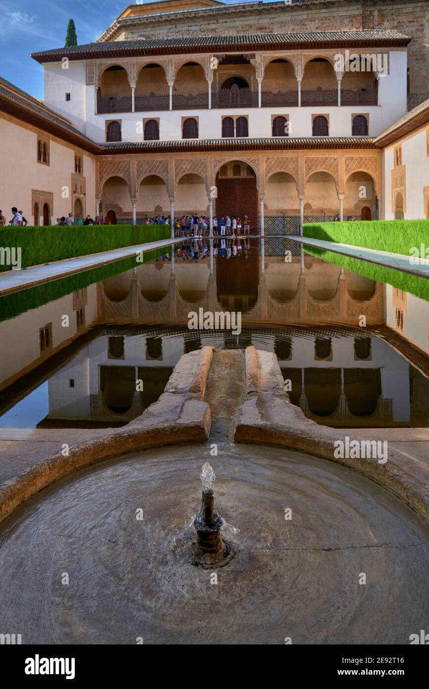 Nazierpaläste (Palacios Nazierpaläste), Alhambra, Granada, Spanien Stockfoto