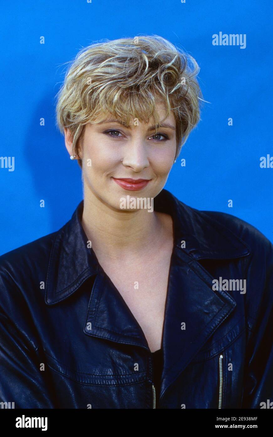 Claudia Jung, deutsche Schlagersängerin, Deutschland um 1992. Stockfoto
